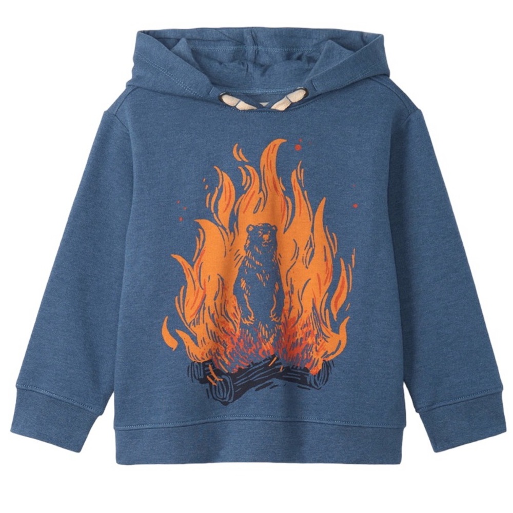 Hatley Boys Campfire Bear Hoodie LIKE NEW!